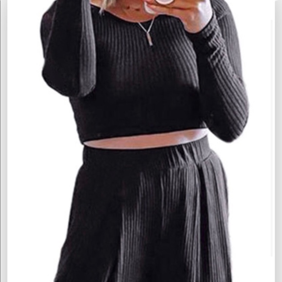 2-pc Loungewear Top/Wide Leg Pant - Picture 8 of 11